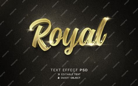 Premium PSD | Gold font text effect