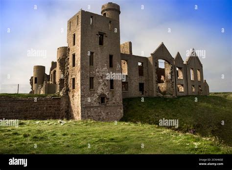 Slains Castle. Cruden Bay, Aberdeenshire, Scotland, UK Stock Photo - Alamy