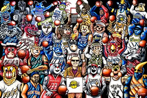 Let's Get It Started NBA Sports Fan Art Print From Thomas Jordan ...