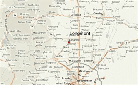 Longmont Co Zip Code Map - Map