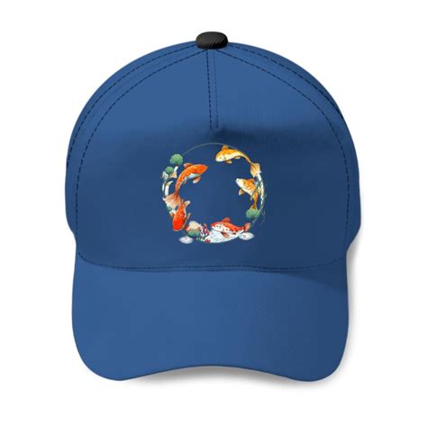 Capture the Magic and Wonder of Koi Fish Japanese Pond Baseball Caps sold by Mcelvyfx76 | SKU ...