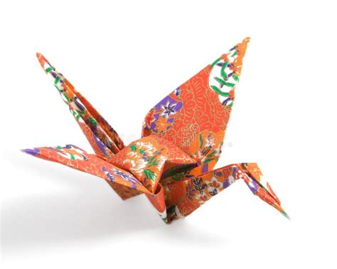 Grue d'Origami image stock. Image du floral, origami, asiatique - 3594047