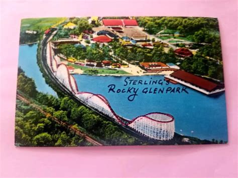 VINTAGE 1960'S STERLINS ROCKY GLEN GHOST TOWN AMUSEMENT PARK MOOSIC PA POSTCARD $7.00 - PicClick