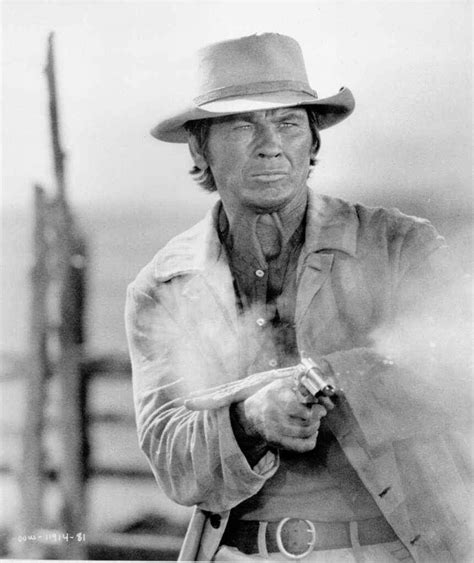 Gunfighters! - Charles Bronson as "Harmonica" in Once Upon a Time in the West (1968). | Charles ...