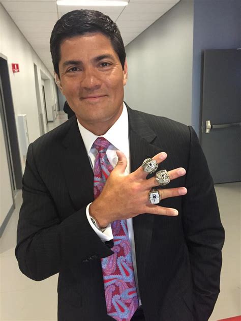 Tedy Showing off his rings at work #ESPN Bruuuuuski. #Bruschi | New ...