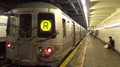 NYC Subway Special: Forest Hills-bound R46 (R) Entering & Leaving Grand ...