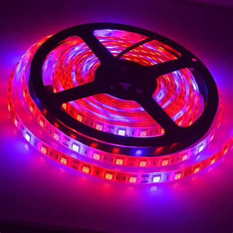 Amazon.com : TIPRES LED Strip Light Plant Grow Lights Waterproof Full Spectrum Red Blue 5:1 ...