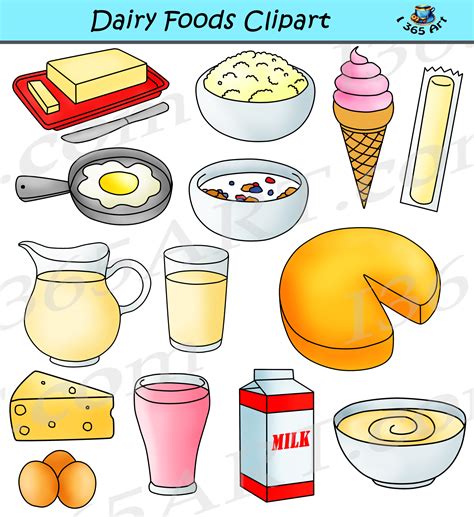 Clipart Dairy Food