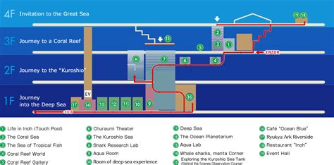 Aquarium Map | Okinawa Churaumi Aquarium - For the next generation to ...