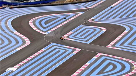 Racing lines and confusing lines at Paul Ricard