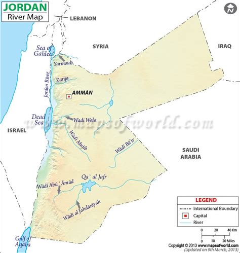 Jordan River Map