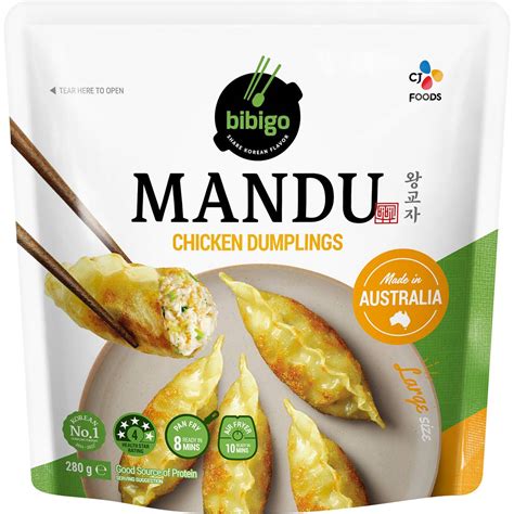 Bibigo Mandu Chicken Dumplings 280g | Woolworths