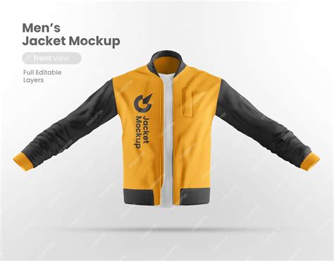 Premium PSD | Front view of jacket mockup