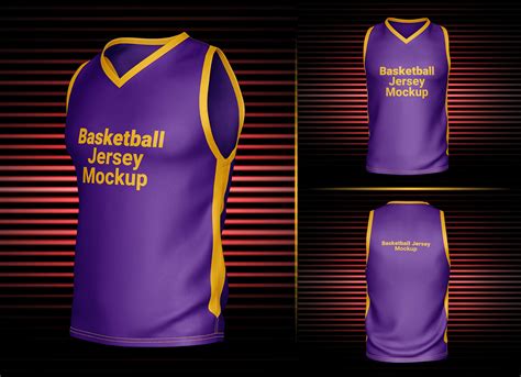 Free Basketball Jersey Mockup PSD Set - Good Mockups