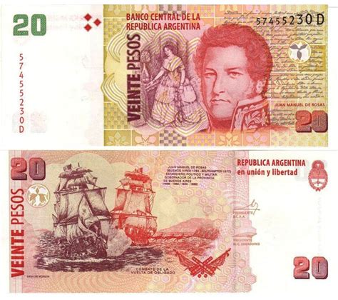 Argentina 20 pesos | Bank notes, Printable play money, Currency design