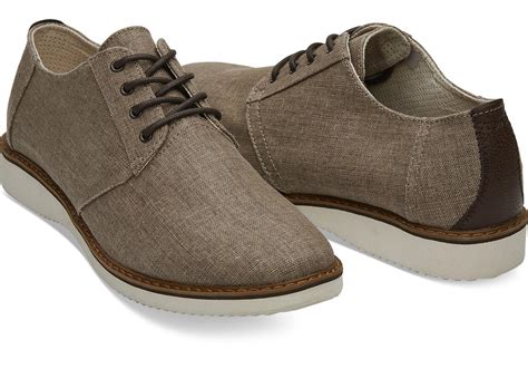 TOMS Toffee Coated Linen Men's Preston Dress Shoes for Men - Lyst