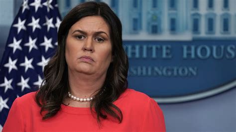 Sarah Sanders denies report she’s planning to quit White House job - MarketWatch