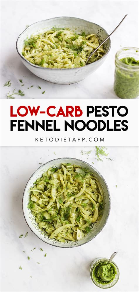 Low-Carb Fennel Pesto Noodles | KetoDiet Blog