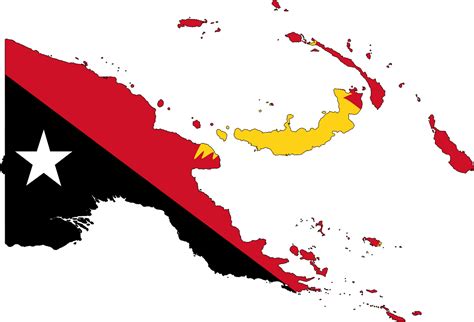 Country Flag Meaning: Papua New Guinea Flag Pictures