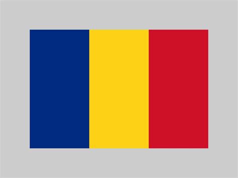 Romania flag, official colors and proportion. Vector illustration ...