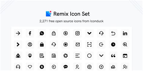 Remix Icon Set by Iconduck | Figma Community