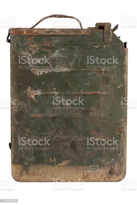 Ammo Box With Ammunition Belt And 145mm Cartridges For A 145mm Kpv Heavy Machine Gun Used By The ...