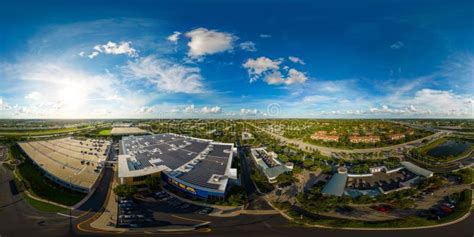 Aerial 360 Drone Photo Ikea Sunrise FL Editorial Image - Image of county, ikea: 262927410