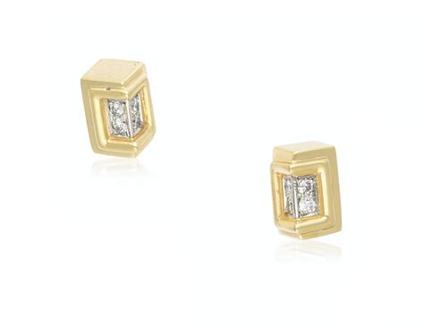 TIFFANY & CO. DIAMOND AND GOLD EARRINGS, | Christie’s