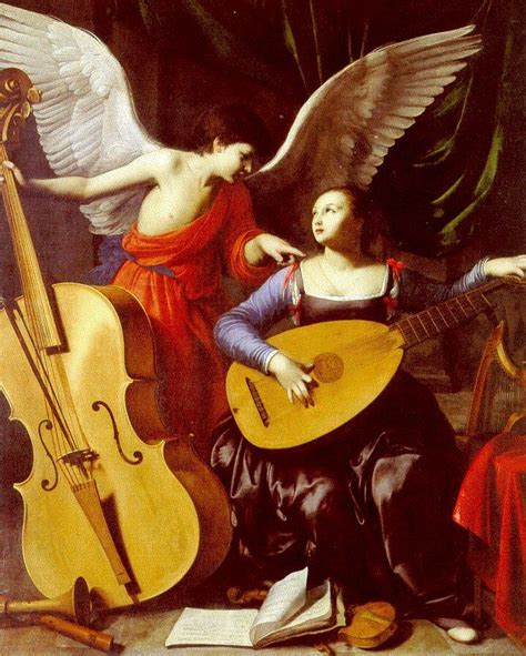 Italian Renaissance Art - Angel playing musical instruments Renaissance ...