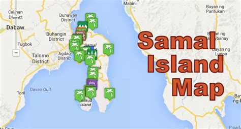 Samal Island Tourism Map | Samal Guide