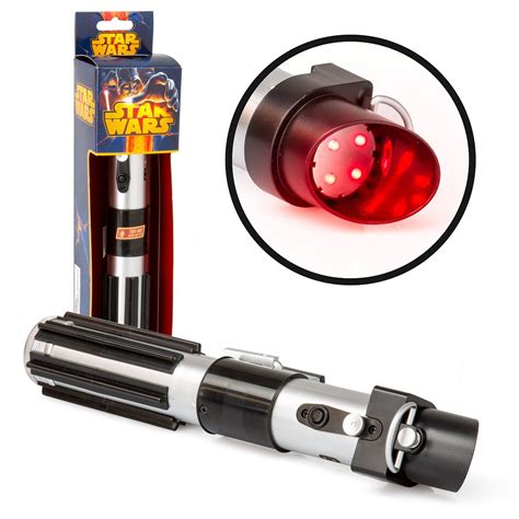 Star Wars Lightsaber Flashlight - Darth Vader - 10" with Working ...