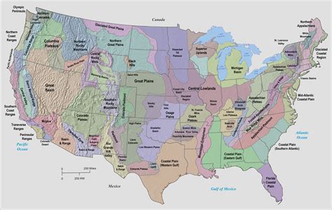 Adirondack Mountains Physical Map