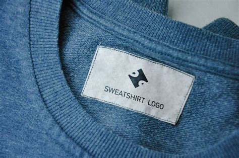 Jeans and Sweatshirt Label Mockups - Mockup World