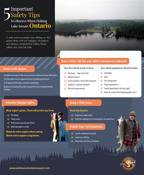 5 Important Safety Tips to Observe When Fishing Lake Savant, Ontario – Wildewood On Lake Savant