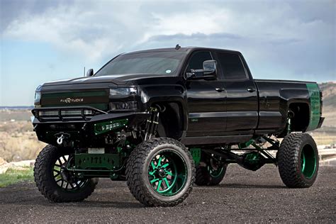 Lifted Chevy Silverado HD on 24" Off-Road Rims — CARiD.com Gallery