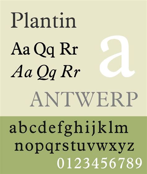 plantin typeface - Google Search | Optima font, Typography fonts, Typeface