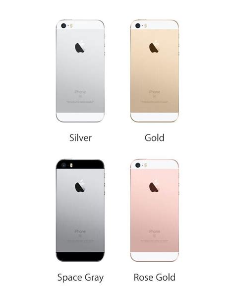 iPhone SE Colors Collection