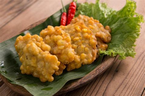 Bakwan Corn From Indonesian Food Is One Of The Delicacies Of Indonesia Stock Photo - Image of ...