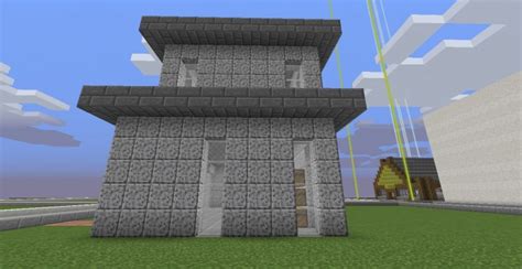 Polished Andesite, Polished Granite and Polished Diorite House Minecraft Project