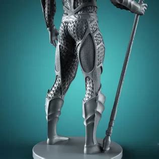 Aquaman Trident 3D Printed Replica 3D Printing Model - Threeding