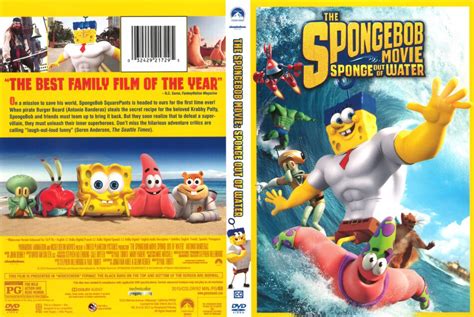 The Spongebob Movie: Sponge Out of Water dvd cover (2015) R1