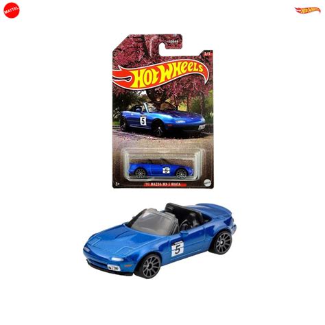 Hot Wheels Regular – 91 Mazda MX-5 Miata – 3/5 – Blue – Giftorita