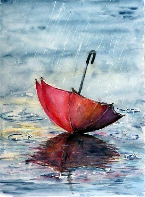 50 Raining Umbrella Painting Ideas to Try This Year