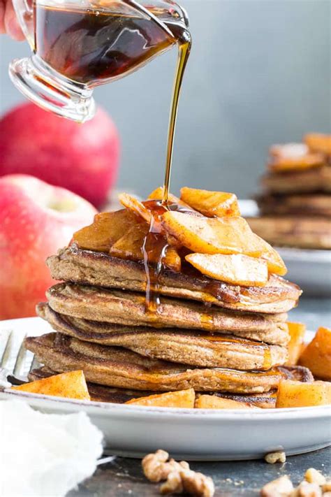 Apple Cinnamon Paleo Pancakes {Nut Free}|Paleo Running Momma