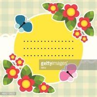 Floral Frame With Butterflies Stock Clipart | Royalty-Free | FreeImages