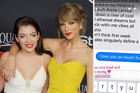 Lorde Posted A Text She Got From Taylor Swift, And It Shows What Type Of Friend Taylor Is ...