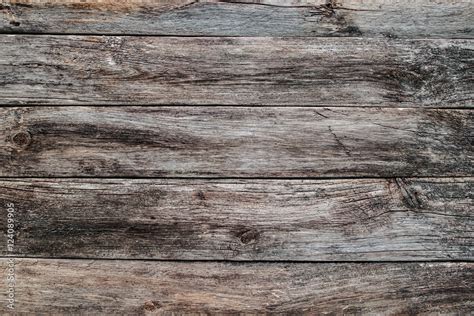 Horizontal wooden planks texture. Old rustic wood, aged table, wall ...