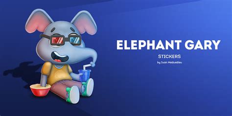 Elephant Stickers :: Behance