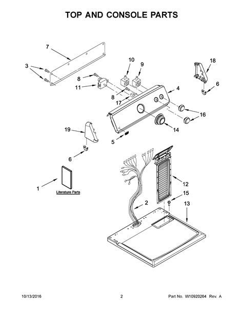 Maytag Electric Dryer Parts Diagrams - Wiring Flow Line