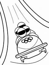 Free Printable 2018 Winter Olympics Coloring Pages Snowshoeing sketch template